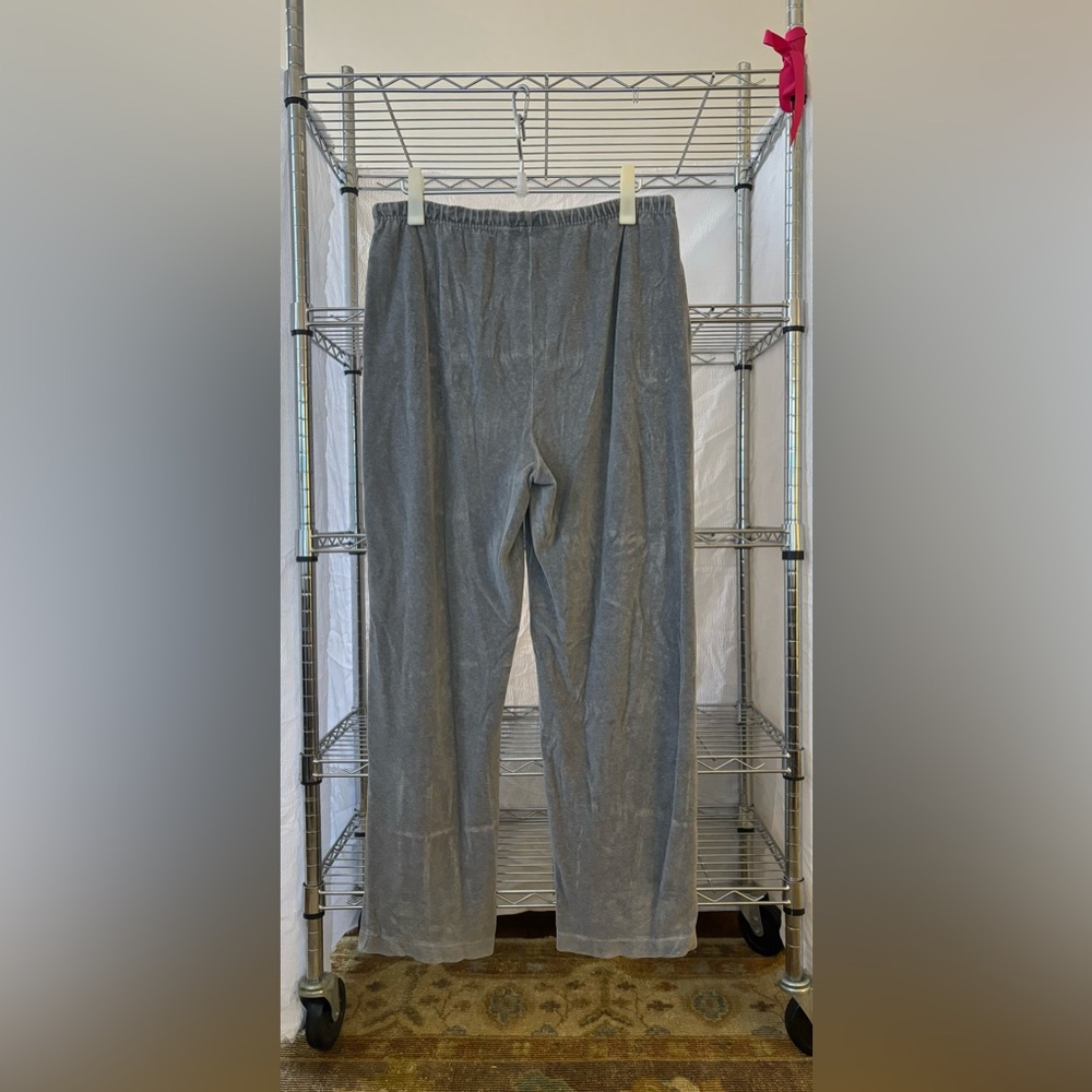 vintage vtg j.jill cozy cotton-blend velour lounge pants - Picture 4 of 5